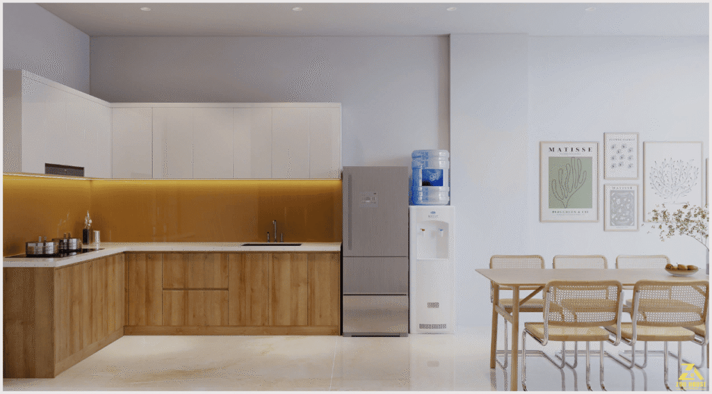 Khu vực Pantry và không gian thư giãn tái tạo năng lượng