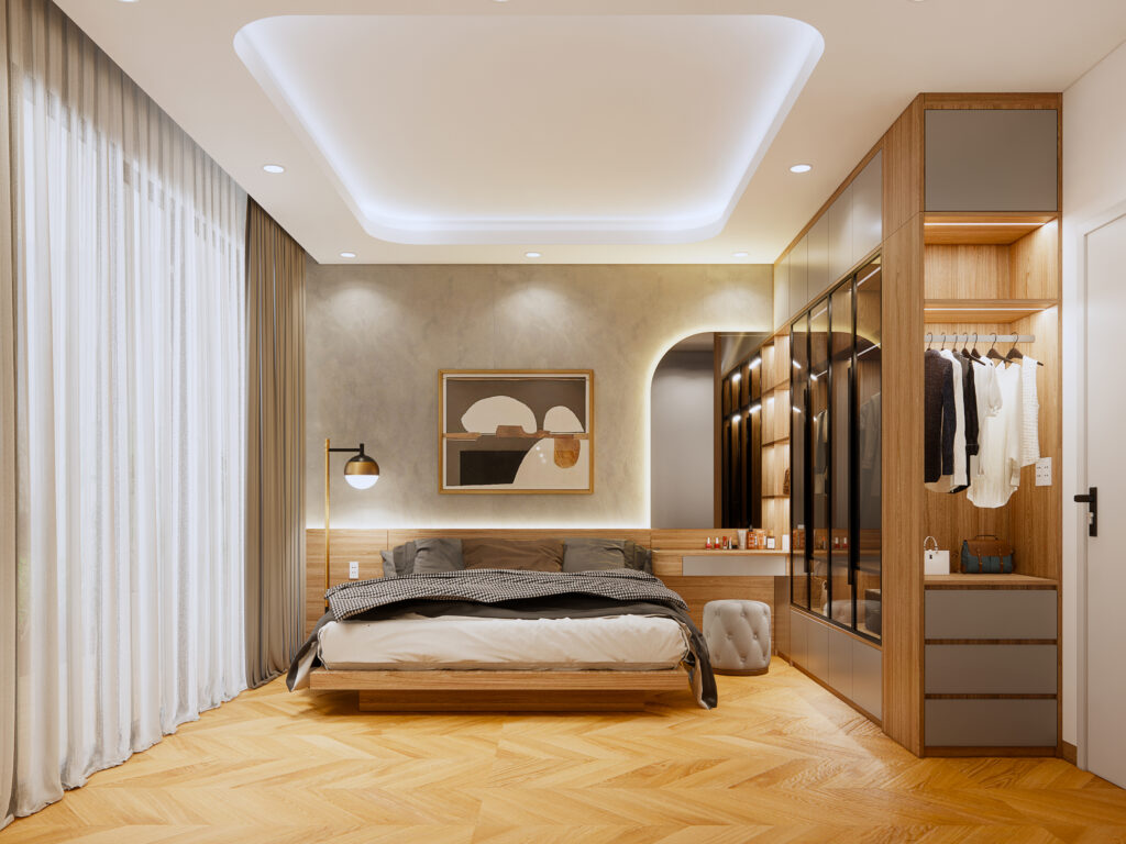 Lựa chọn vật liệu nội thất chất lượng, bề mặt phẳng mịn