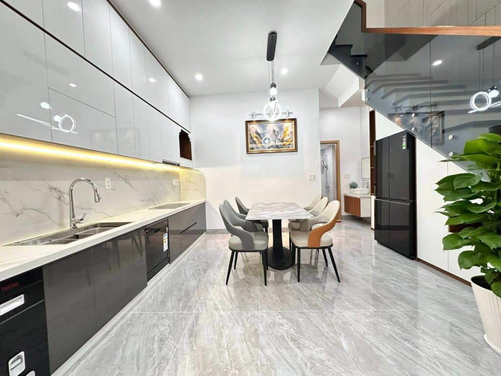 Nội thất hiện đại phối màu trung tính mang lại vẻ đẹp hoàn mỹ